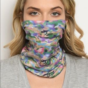 2 FOR $21 MULTI COLOR CAMO FASHION FACE MASK